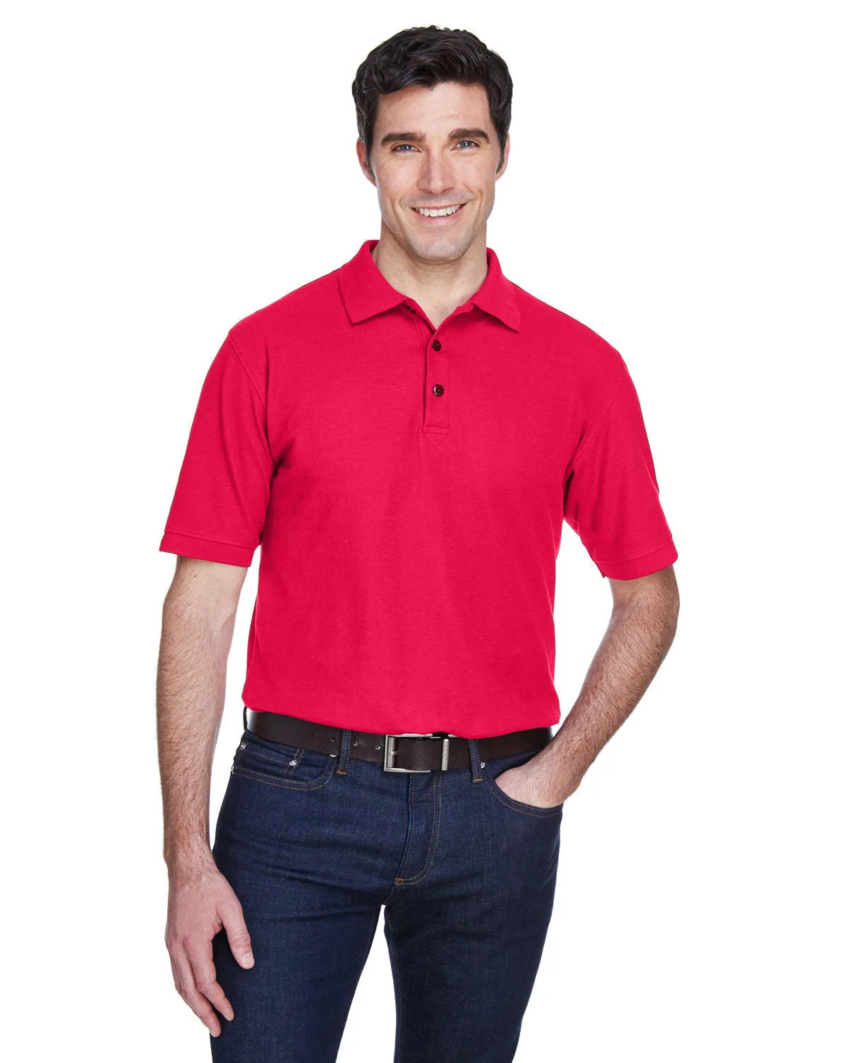 UltraClub 8540 Herren Flüster-Piqué-Polo