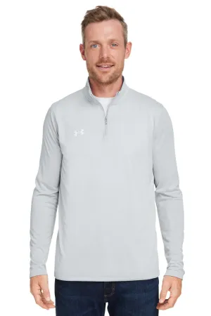 Under Armour Herren Team Tech Feuchtigkeitstransportierendes 1/4-Zip Sweatshirt - Mod Grau