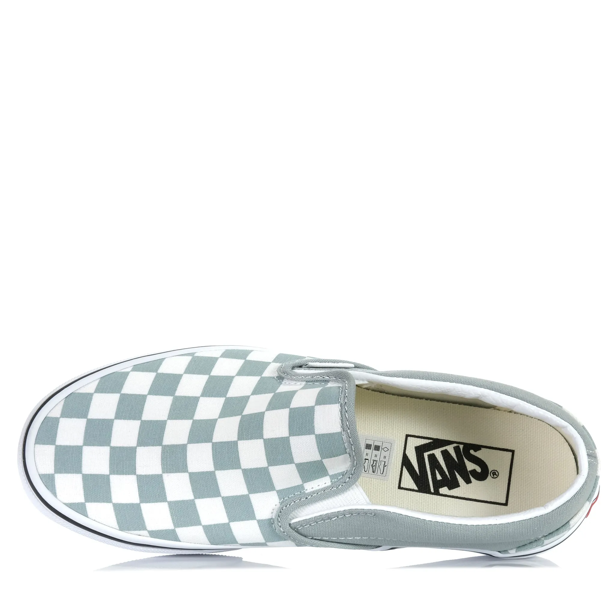 Vans Classic Slip-On Schachbrettmuster Rein Grau