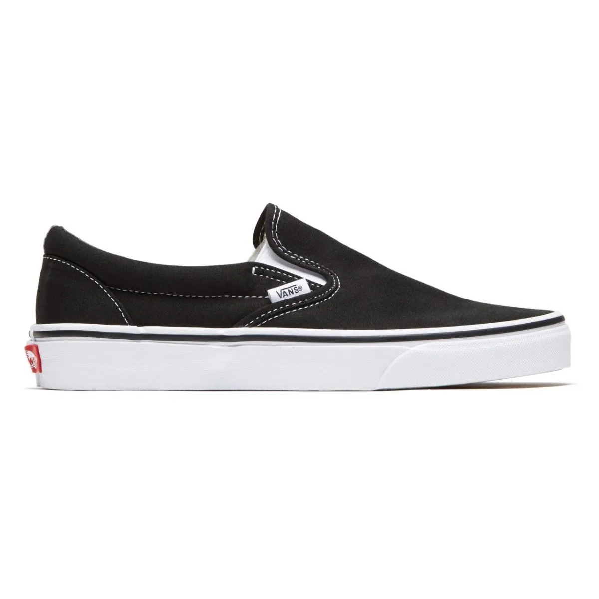 Vans Unisex Classic Slip-On Schwarz Leinwand