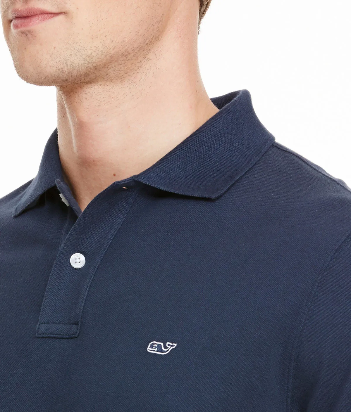 Vineyard Vines | Klassisches Piqué-Polo - Vineyard Navy