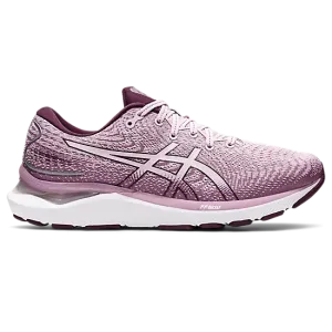Asics GEL-CUMULUS 24 Damen in Zartrosa/Tiefes Pflaumen