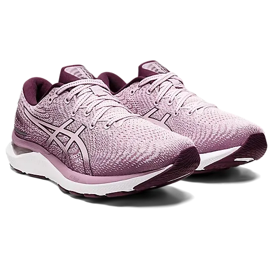 Asics GEL-CUMULUS 24 Damen in Zartrosa/Tiefes Pflaumen