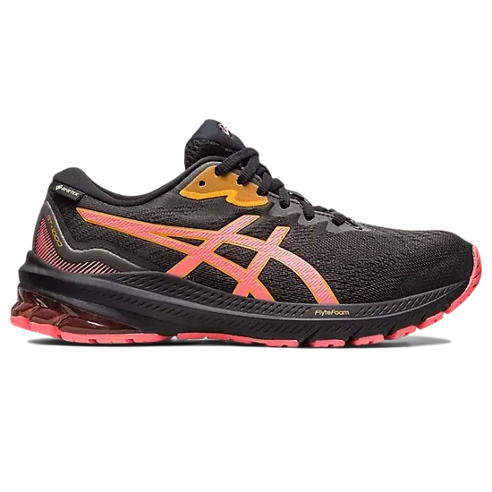 Asics GT-1000 11 GTX Damen in Schwarz/Papaya