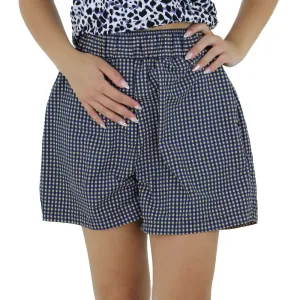 Damen Karo-Nylon Shorts, Multi