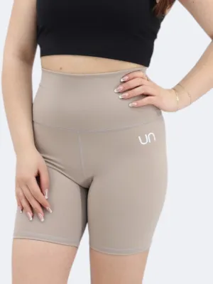 Damen-Crop-Legging, Beige