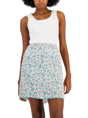 Damen-Daisey-Print-Rock, Mehrfarbig