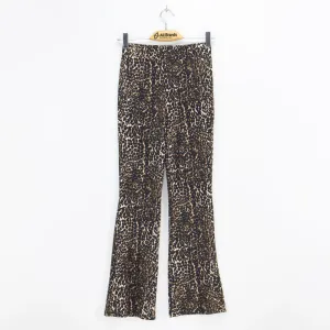 Damen High-Waist Leggings mit Tiger-Print, Mehrfarbig