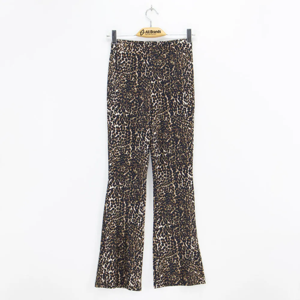 Damen High-Waist Leggings mit Tiger-Print, Mehrfarbig