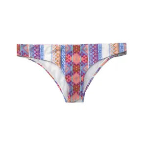 Damen Bikiniunterteil gemustert, Mehrfarbig