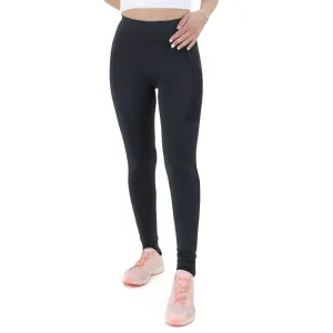 Damen-Basics-Legging mit 2 Taschen, Schwarz