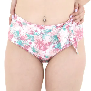 Damen-Bikiniunterteil mit Druck, Mehrfarbig