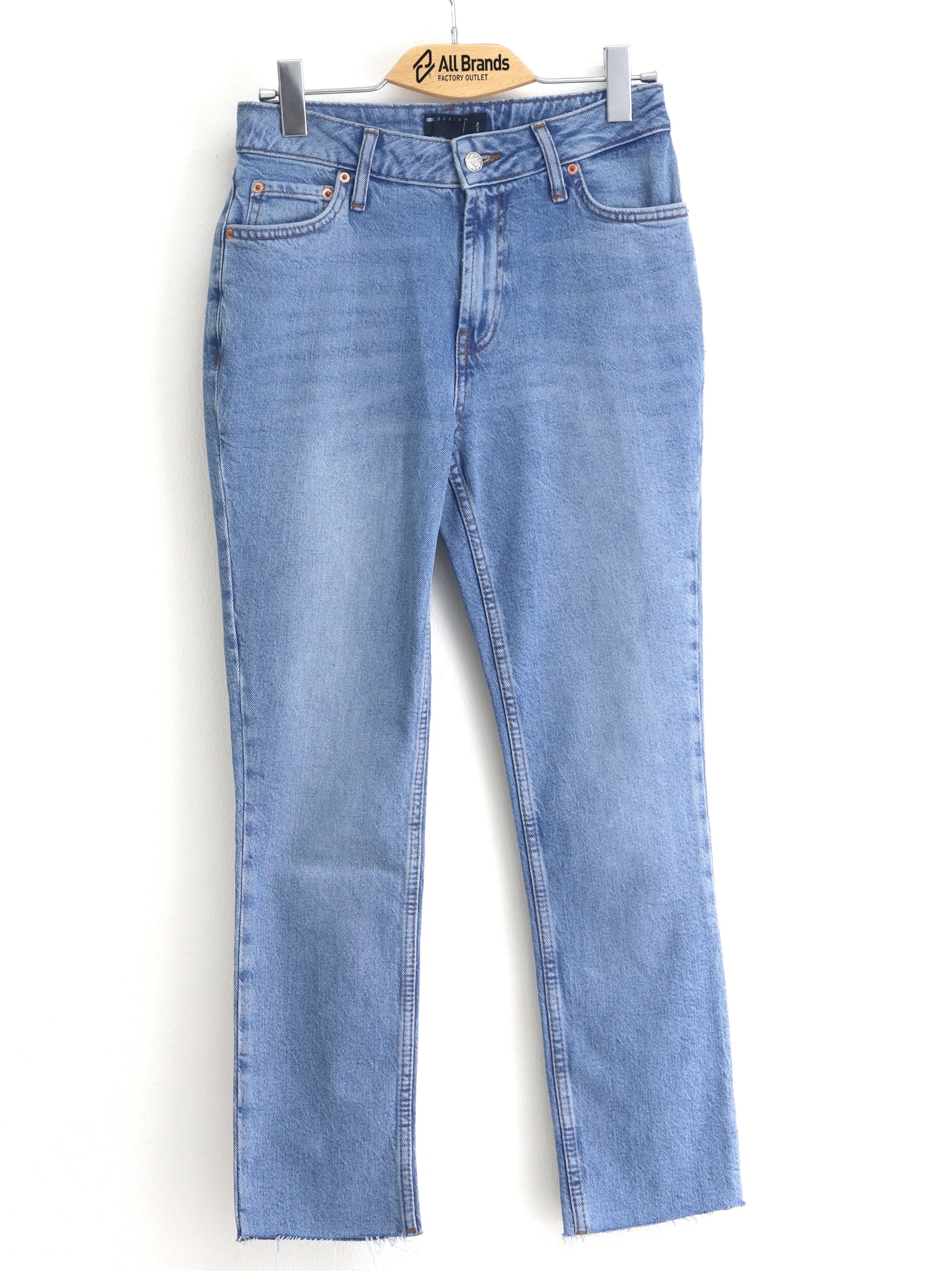 Damen Stonewashed Shorts-Jeans, Hellblau