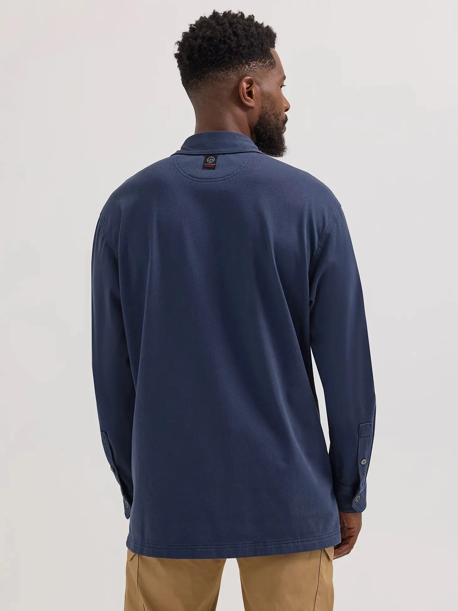 Wrangler ATG Herren-Strickhemd mit Knopfleiste und langen Ärmeln von Wrangler Clothing